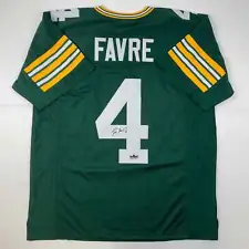 Facsimile Autographed Brett Favre Green Bay Green Reprint Jersey Size Men's XL