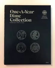 ONE- A -YEAR DIME COLLECTION #9103 COIN FOLDER BY WHITMAN - NEW OLD STOCK