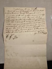 Rare "Deed Of Sale" Of A Slave 1839 Henderson County Tennessee Read Description