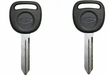 New OEM Ignition Bow Tie Key Uncut Blade Blank For GM Chevy Truck 2 Pack