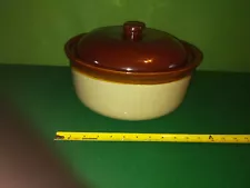 Earthenware Clay Roaster / Dutch Oven. Glazed Clay Cooking Pot