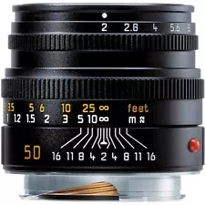 Leica Normal 50mm f/2.0 Summicron M Manual Focus Lens (6-Bit, Updated for Digita