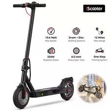 iScooter 350W Electric Scooter Long Range Folding E-Scooter Adult Urban Commuter