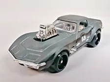 Gas Monkey '68 Corvette Hot Wheels 2021 Nightburnerz Series DD8 Gray 1:64 Loose