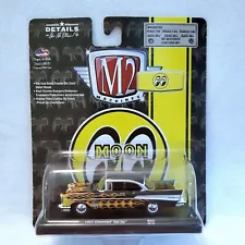 M2 Machines Mooneyes 1957 Chevrolet Bel Air Black Flames R52 18-14 For Sale