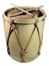 Argentinian Santiagueño Professional Ceibo Drum with Sticks 13/14 Inches