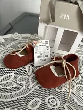 NWT Zara moccasin type baby 3-6 months/USA 1/1/2