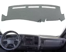 Dash Cover Mat Pad Custom Fit for 1999-2006 GMC Sierra/Chevy Chevrolet Silver...