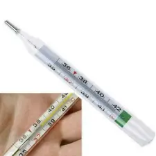 Mercury Free Glass Thermometer For Baby Kid Adult Medical Armpit Thermometers