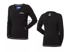 SALE - Genuine Yamaha 2018 Paddock Blue Ladies Black Long Sleeve Top - Size XL