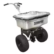 New Listing82500B 100-Pound Stainless Steel Professional Salt Spreader-NEW