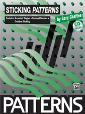 ALFRED STICKING PATTERNS BOOK CD for DRUMSET GARY CHAFFEE BRAND NEW ON SALE