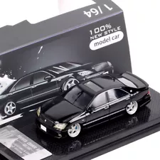 1/64 Scale Toyota Crown Athlete Grs182 Resin Car Model Toy Black 33 Dreams