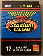 1991 Topps Stadium Club Pack Harold Baines White Sox T? Atlee Hammaker Royals B