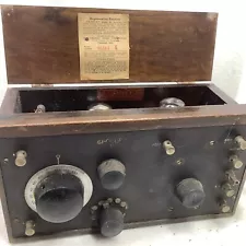 Antique Crosley 51 Two Tube Radio Regenerative Receiver Untested