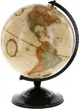 Replogle Globe With Antique Shading - Raised Relief Topographical Political...