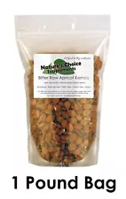 Bitter Raw Apricot Kernels, 1 Pound. California Grown