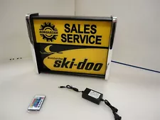 Ski-Doo Snowmobile Sales Service LED Display light sign box