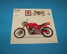 Suzuki Bandit 400 1991 Japan Motorcycle Photo / Information Card