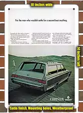 Metal Sign - 1968 Chrysler Town and Country Station Wagon- 10x14 inches