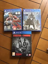 PS4 Games Bundle: (3) Games: Evolve, Pro Soccer & Destiny