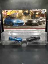 Hot Wheels BLUE PANDEM SUBARU BRZ & LEXUS RC F GT3 Car Culture Twin Pack