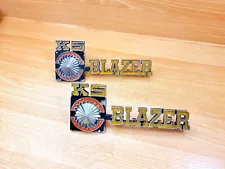 1975-1980 CHEVY K5 BLAZER - EMBLEM - PAIR - ORIGINAL - VINTAGE - USA