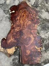 Rosewood Burl Wood Slab Resin Table Top Woodworking Board Block 21”X13”X0.4”T9