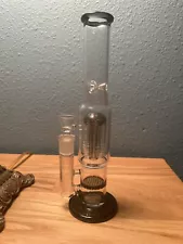 2 Tier Honeycomb Carb Water pipe With Ice Catcher And Bowl.