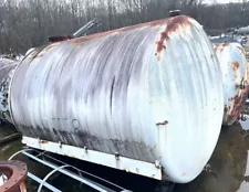 5000 Gallon Glass Lined Carbon Steel Horizontal Tank