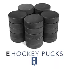 Bulk Blank Ice Hockey Pucks - 25 Puck Case - Official Regulation 6 oz - Discount