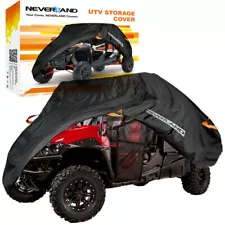 Side By Side Utility Vehicle Cover 300D For Mahindra Retriever 750 1000 Longbed (For: Mahindra Retriever 1000)