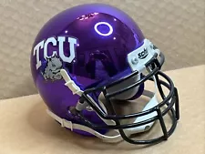 TCU SCHUTT AUTHENTIC MINI HELMET SEE PICTURES USED CONDITION