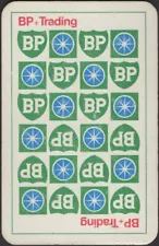 Playing Cards Single Card Old Vintage * BP TRADING * Advertising ENERGY Buy Sell