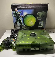 Original Xbox Halo Special Edition Console System - W/Box, Tested/Works