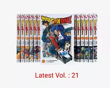 Dragon Ball Super English Version Manga Comic Akira Toriyama Volume 1-21 Set