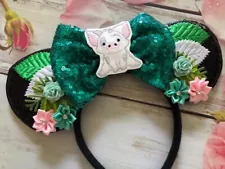 Moana Pua Pig Minnie Mouse ears headband- Disneyland-Disney World