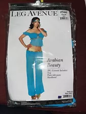 Leg Avenue 3PC Arabian Beauty Off the shoulder Costume Small 4-6