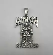 Death Row Records Sterling Silver Pendant (19.01g)