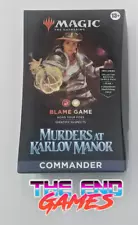 MTG Murders at Karlov Manor Blame Game Commander Deck New/Sealed HOT SALE!