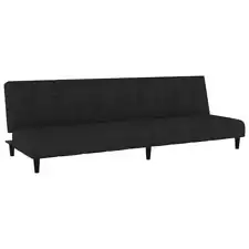 2-Seater Sofa Bed Dark Green Velvet vidaXL