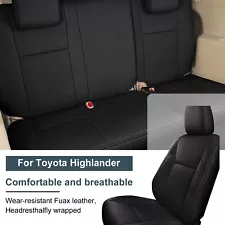 For Toyota Highlander 2014-2019 Captain Chair Car 7-Sest Covers Custom Protector