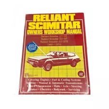 Book Reliant Scimitar WSM 1968-1979 OWM 896 Paperback NEW