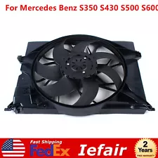 Radiator Cooling Fan Blower Assy For Mercedes Benz S350 S430 S500 S600 SALE (For: 2006 Mercedes-Benz S500)