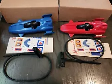 Lot of 2 New 1970 Mini SSP LAKER SPECIAL CITGO Promo Racer Car Kenner Blue & Red