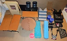 WWE MATTEL JAKKS RARE ACCESSORIES & WEAPONS EXTREME HARDCORE LOT 1 AEW NJPW