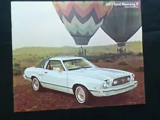 1977 Ford MUSTANG II Car Dealer Sales Brochure 8 pages