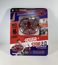 New Original Hover Star 2.0 Motion Controlled UFO Chrome Edition Hovercraft Red