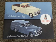 HOLDEN FJ UTE AND VAN BROCHURE.