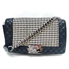 Chanel Shoulder Bag Boy Chanel Black Lamb Skin 3238973